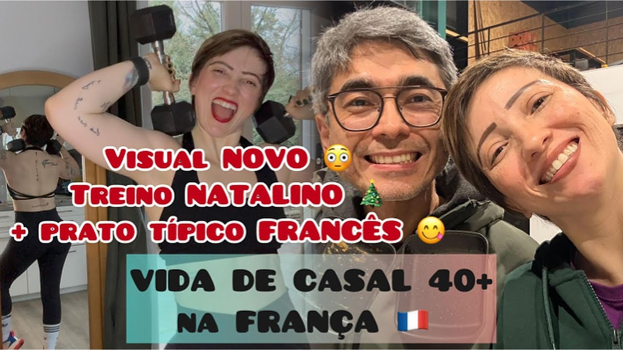 🇫🇷 Visual Novo, Treino Natalino + Prato Típico Francês