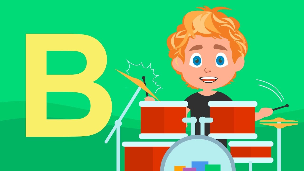 Letras do alfabeto. Vamos aprender a letra B? Educativo infantil