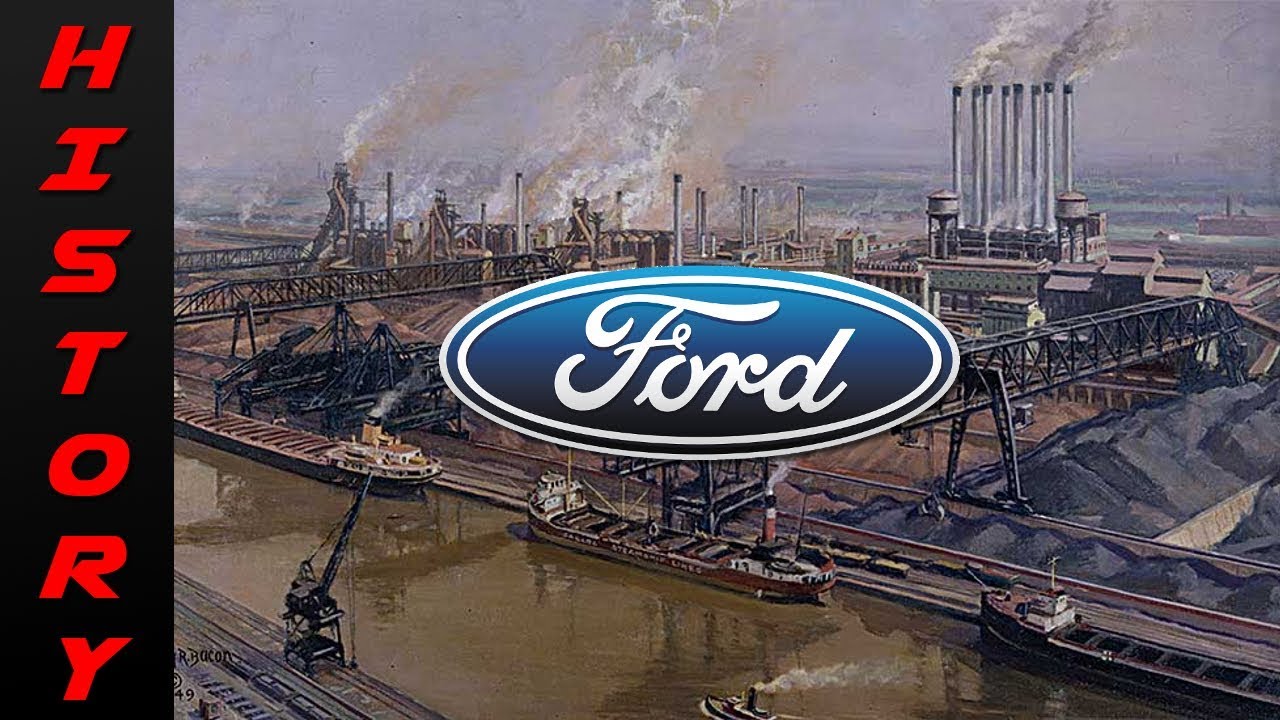 FORD RIVER ROUGE PLANT 🏁 Official 1939 Plant History (Corporate Archives Documentary)