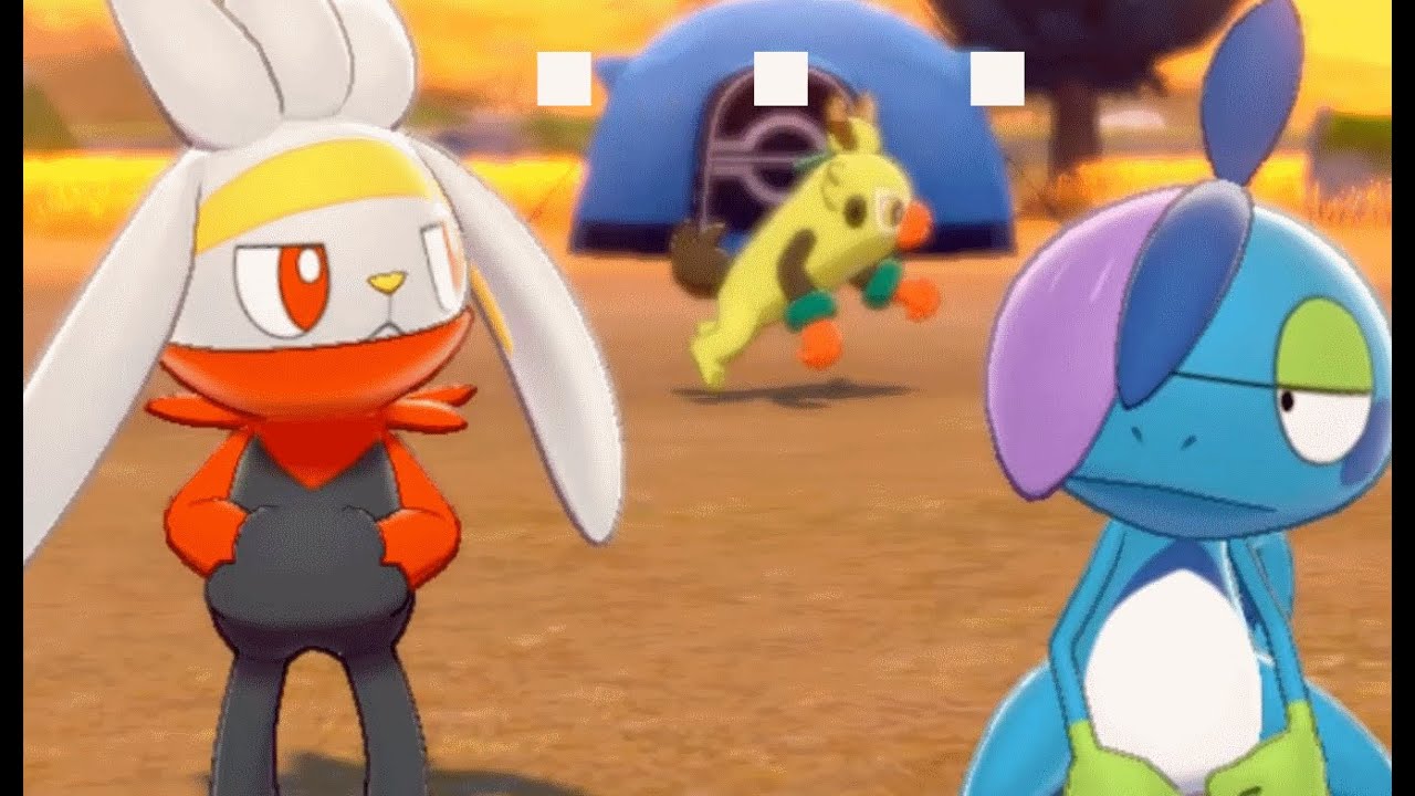 just a normal galar starter camp...teen edition