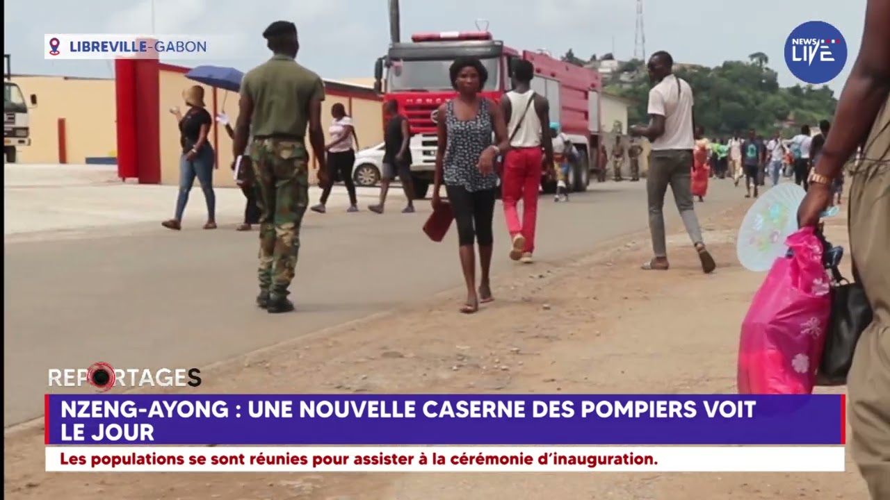 #reportage : Nzeng-Ayong : une nouvelle caserne des pompiers voit le jour