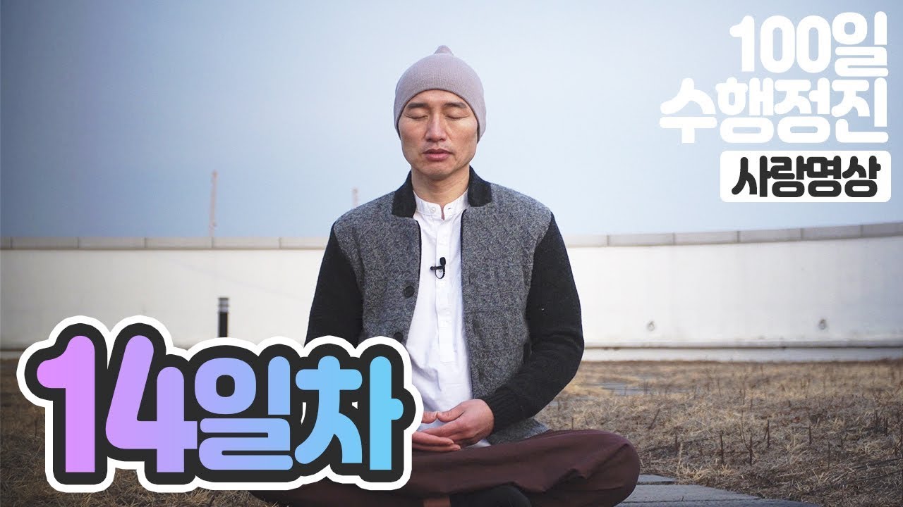 ☯귓전명상수련▶#14일차✚사랑명상▶백일(100일)수행정진