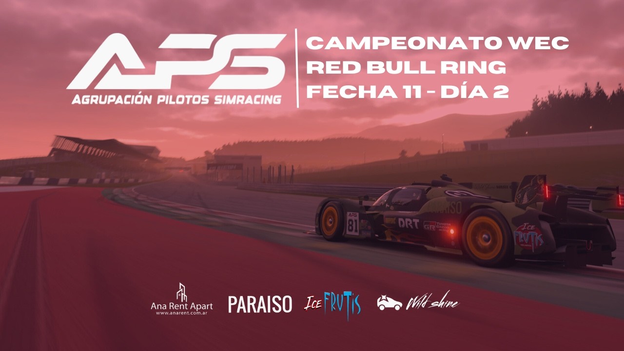 APS +40 | Campeonato WEC | Red Bull | Fecha 11