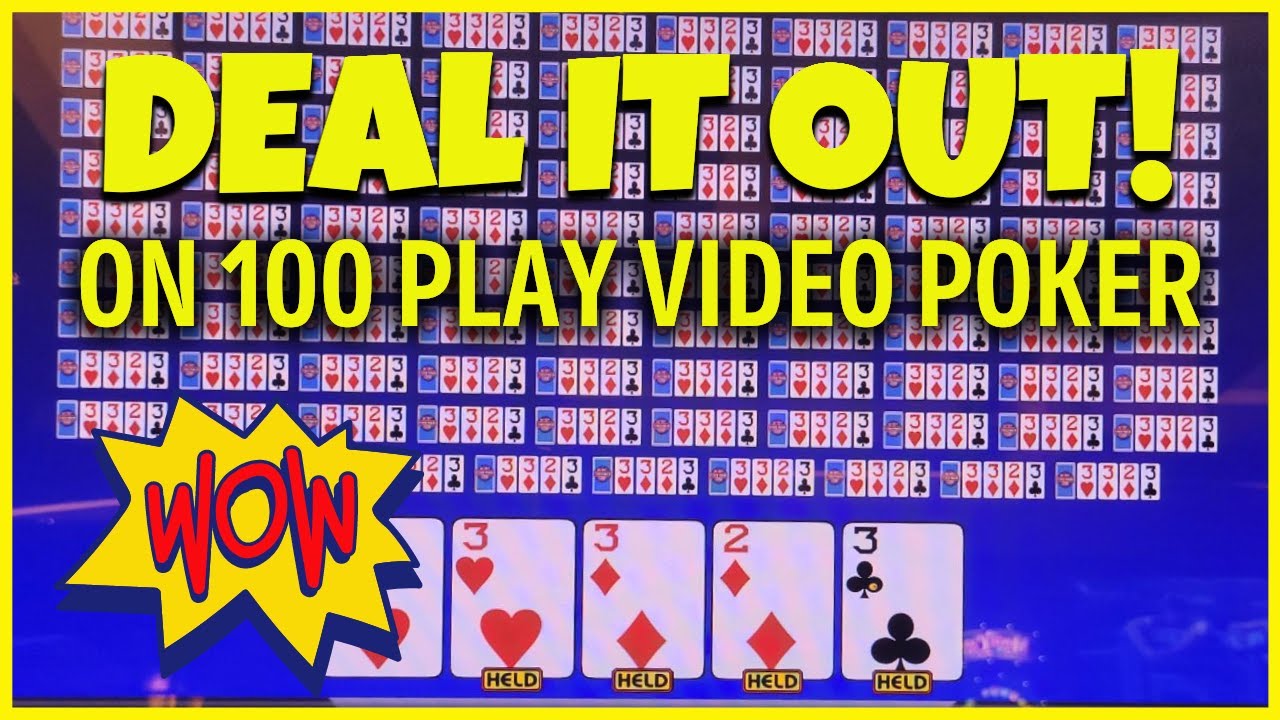 ♠️ 100 PLAY VIDEO POKER  - KEEP THE KICKER! TRIPLE DOUBLE #videopoker #lasvegas #casino