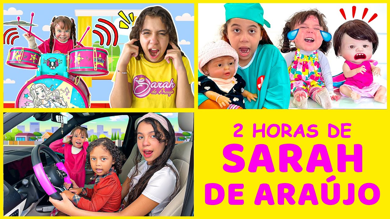 SARAH DE ARAÚJO em HISTÓRIAS sobre BRINCADEIRAS E DIVERSÃO para crianças | Funny Story for Kids