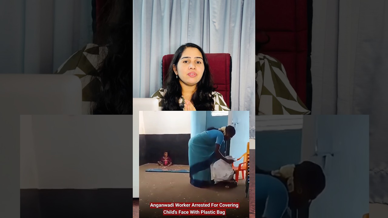 🚨Anganwadi worker Arrested for  covering child face with plastic bag&hellip;.. #karnataka #trending #india