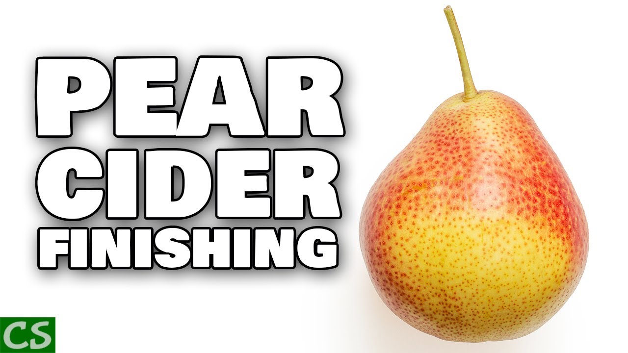 Pear Cider (Perry) - Finishing and Bottling the Pear Cider (Natural Carbonation)