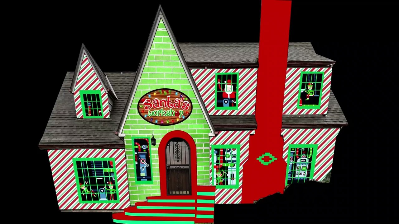 Projection mapping Christmas 2022