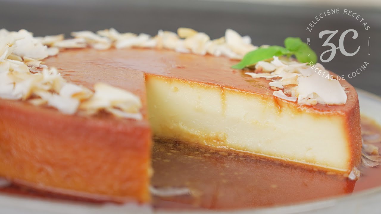 Flan de Coco y Queso Crema 🍮🥥 con y sin horno 😊🍮