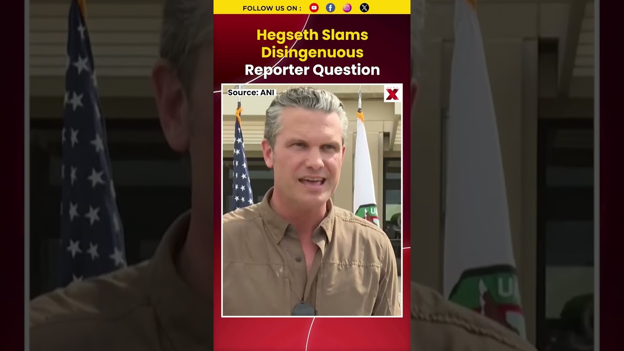#mustwatch Hegseth Calls Reporter&rsquo;s Question &lsquo;Disingenuous&rsquo; During Heated Pentagon Exchange