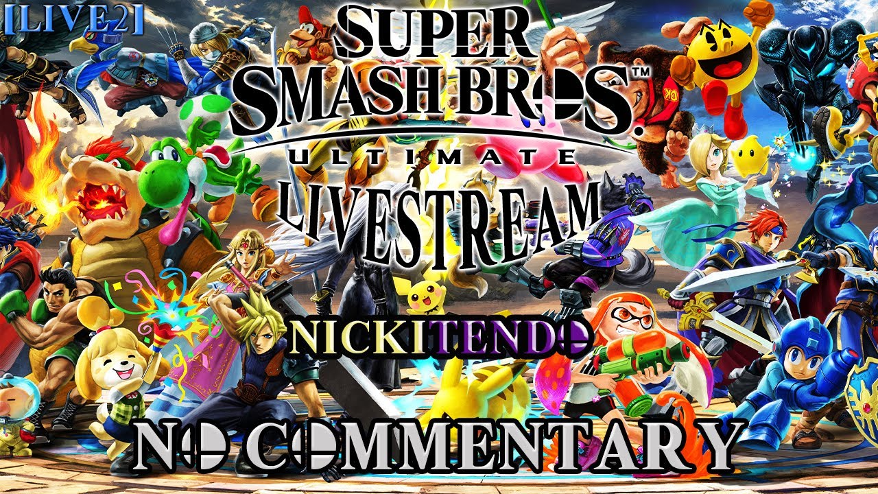 Super Smash Bros. Ultimate [Live2] 🤜🤜🆚️🤛🤛 [1440p (2K), 60FPS] ID: 9Q85P