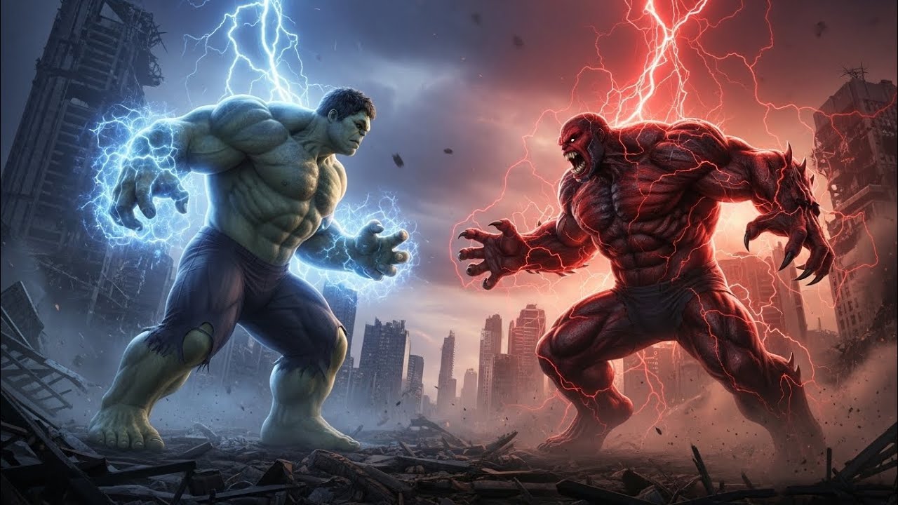 BLUE HULK and King Kong Fight 🦍😱😱