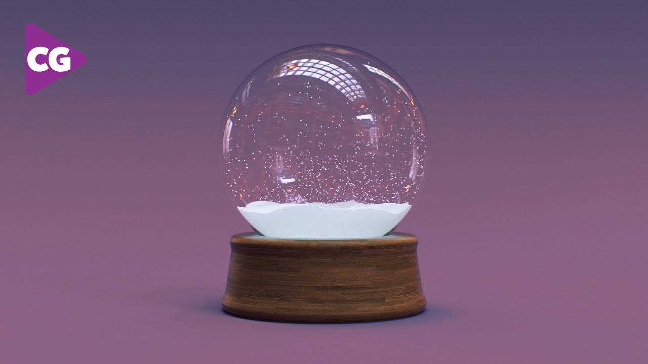 C4D Snow Globe - Cinema 4D Tutorial (Free Project)