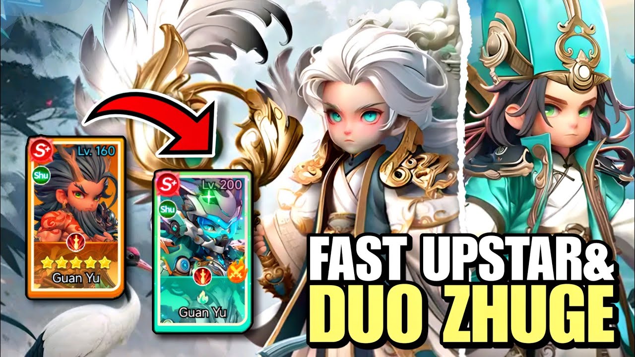 F2P Harus Tahu! Trik Upgrade Star Hero CEPAT & Tes Kombo Duo ZHUGE LIANG - SAMKOK NEW FORCE