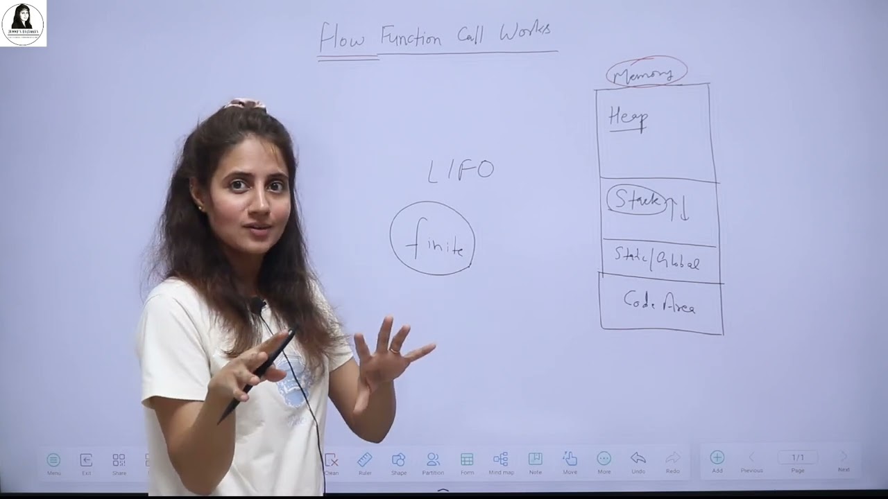 How Function Call Works | What is Call Stack | C++ Programming Course | Lecture72