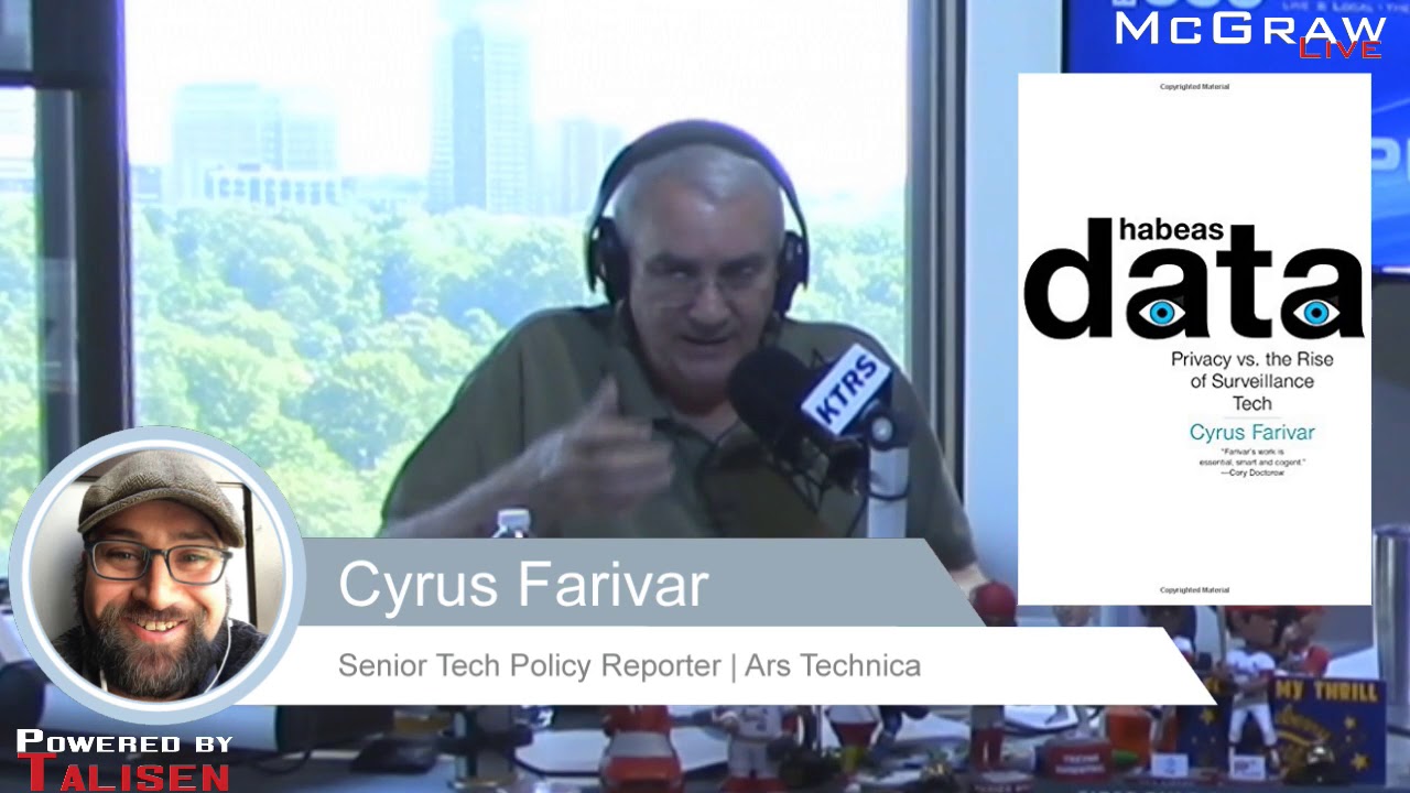 Cyrus Farivar new book, &ldquo;Habeas Data Your Privacy Vs. Today&rsquo;s Surveillance Technology&rdquo;