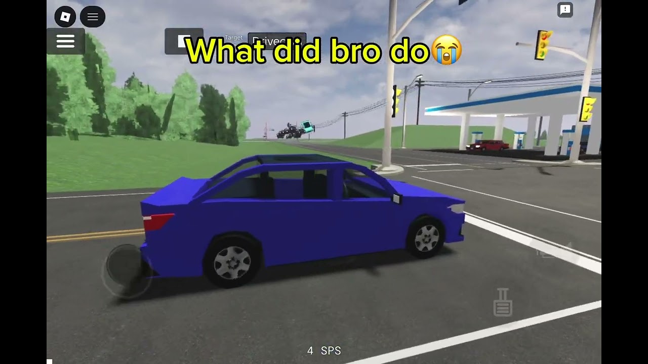 What did bro even do #carcrashstudio #policechase #crazy #roblox #funny #comedy