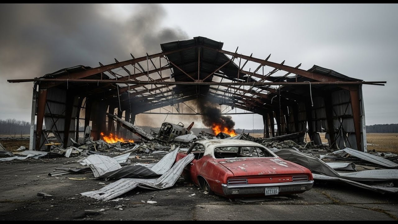 Found 1969 GTO Judge Crushed by Plane Crash — Full Restoration to Carousel Red | Silent ASMR