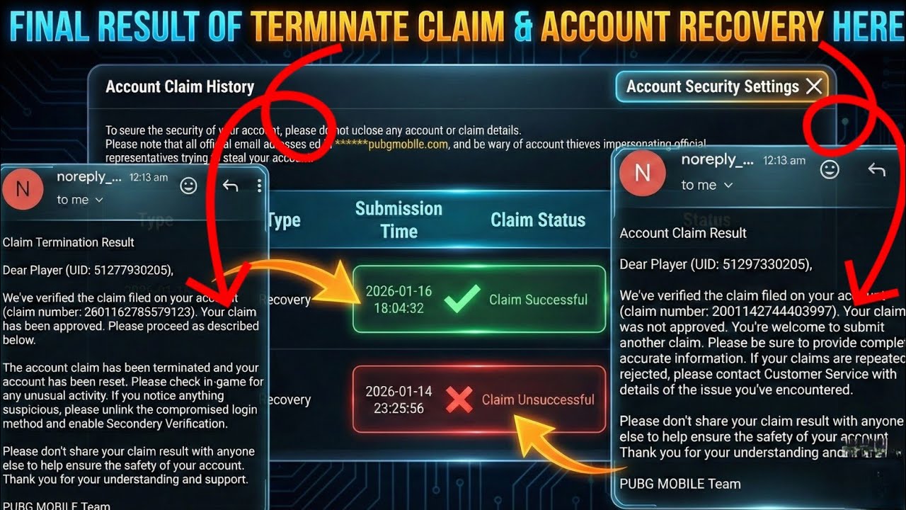 Final Results of Terminate Claim & Account Recovery Claim is Here | Your claim was not approved