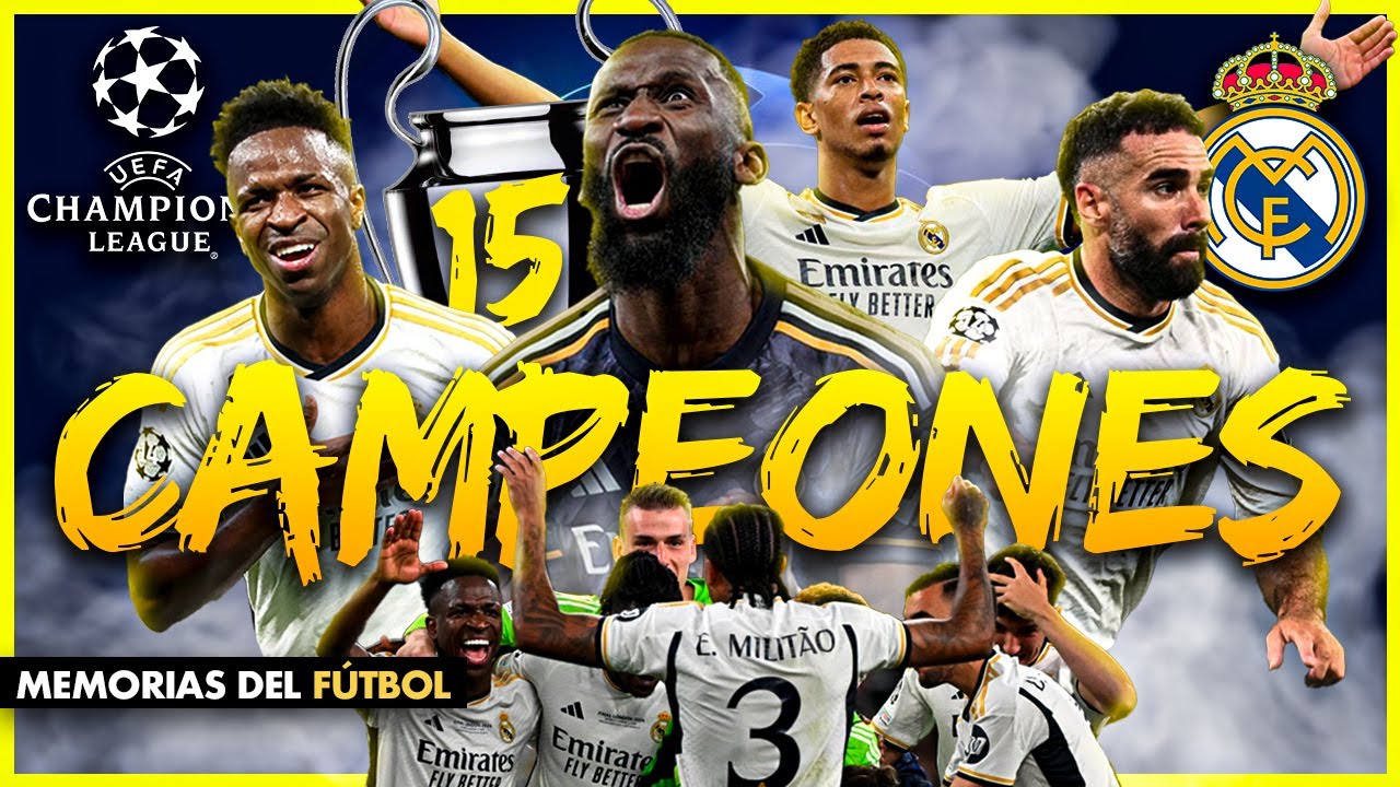 La 15 del REAL MADRID 🏆 CHAMPIONS 2024 - Camino a Wembley