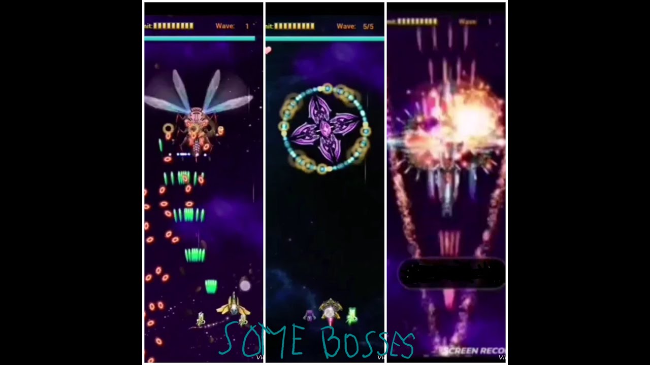 Galaxy sky Shooting _ some Bosses in the boss mode (5, 17, 25) (by Byt SirsieCentrum)