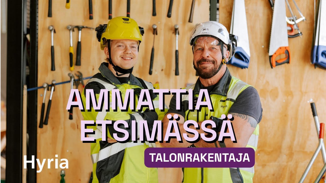 Ammattia etsimässä: rakennusalan perustutkinto, talonrakentaja
