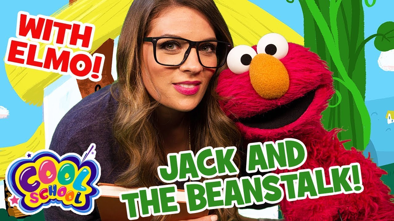 Elmo & Ms. Booksy Read Jack and the Beanstalk Part 1 | Story Time with Ms. Booksy at Cool School