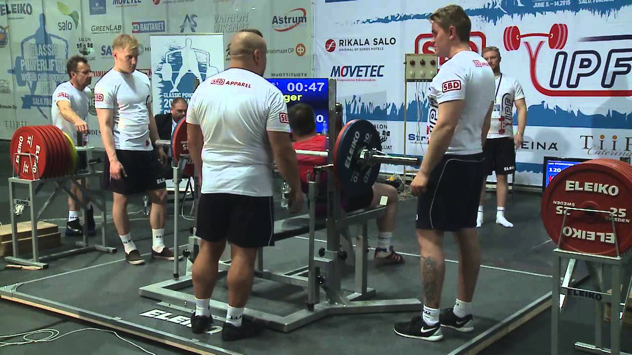World Classic Powerlifting Championships 2015 - Men Masters 3, 93-120+ kg