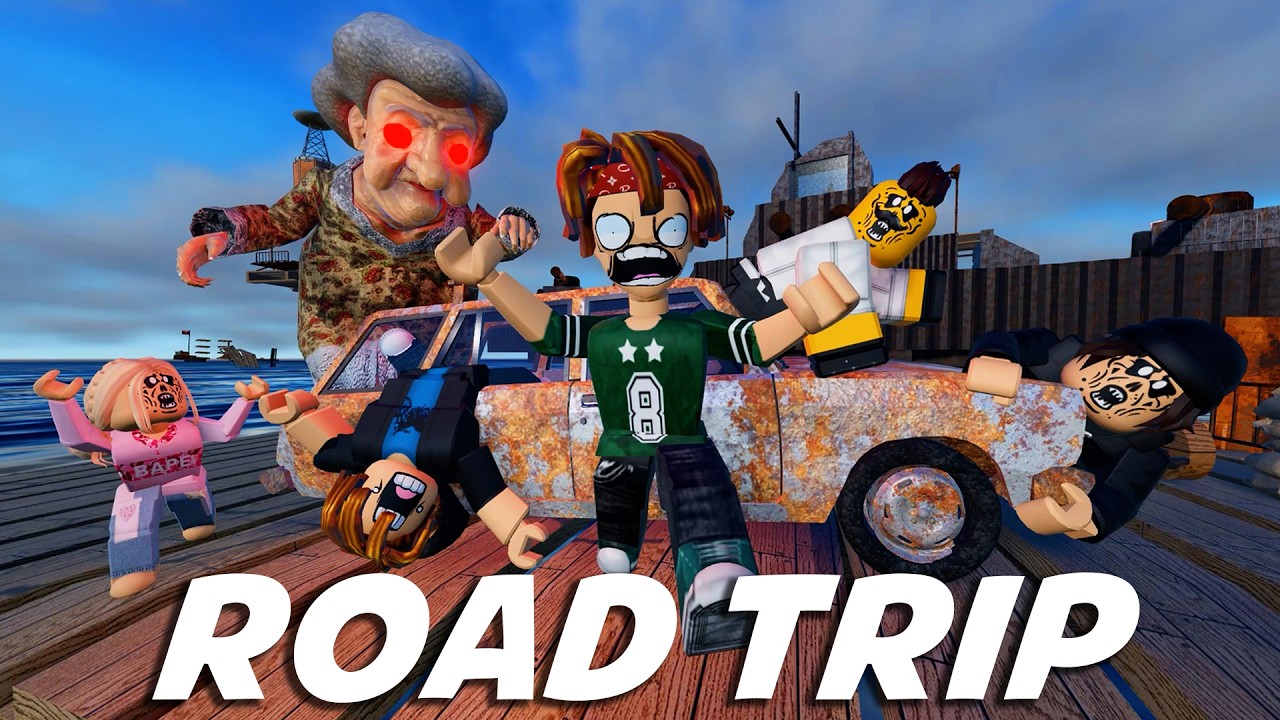 ROAD TRIP COMPILATION - ROBLOX FUNNY MOMENTS
