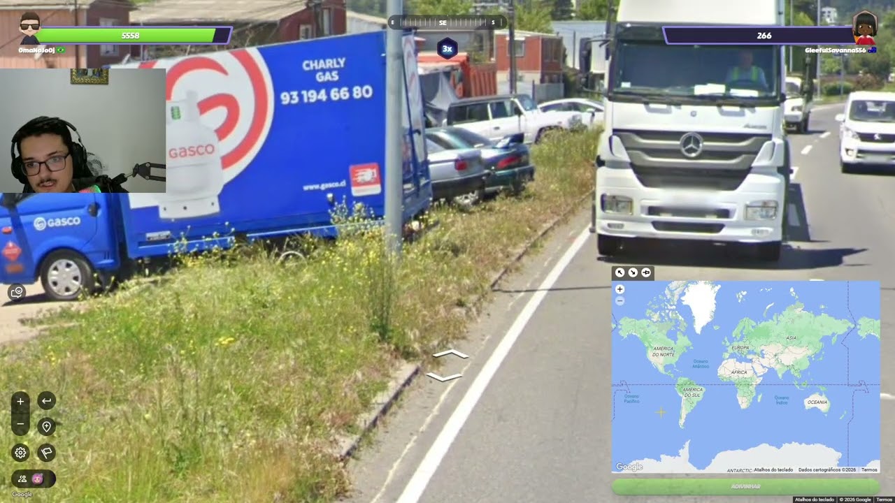 NÃO SOU MUITO BOM COM MAPAS...  - GEOGUESSR #1