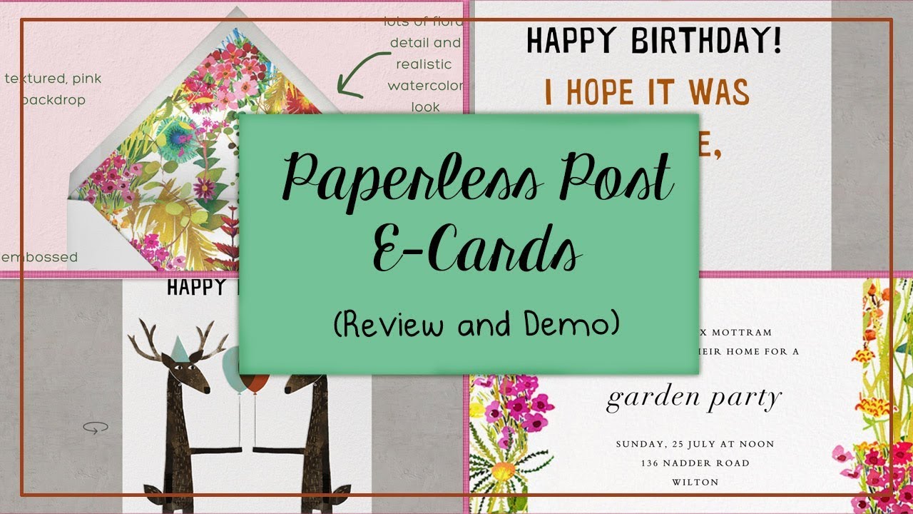 Paperless Post Review and Demo