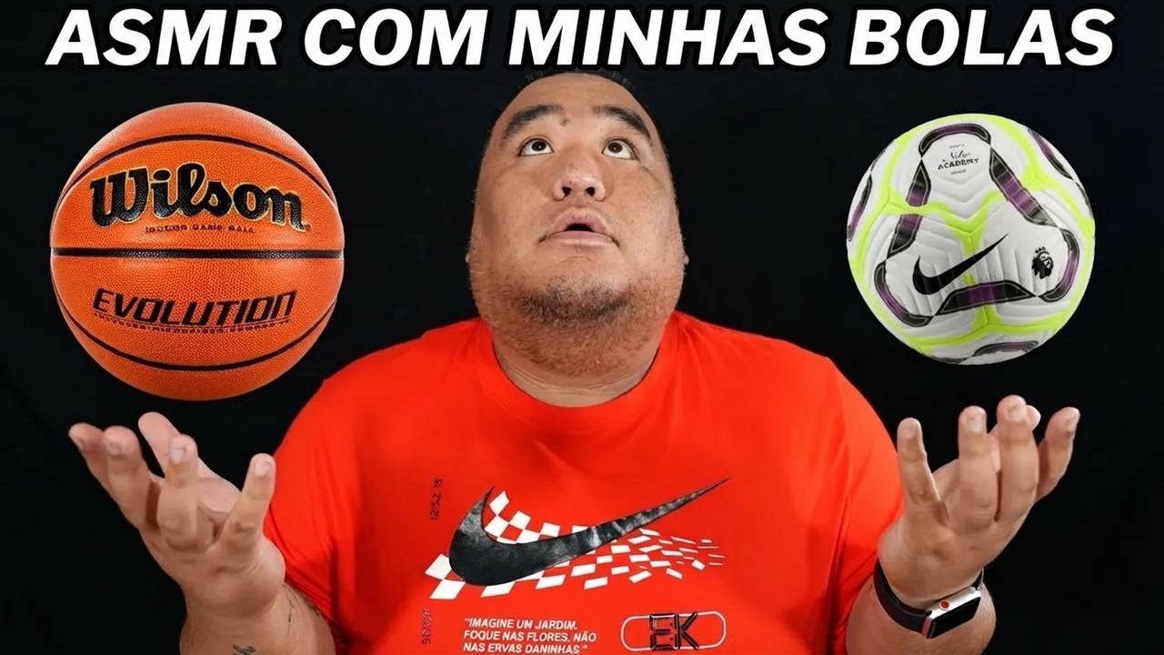 ASMR com minhas bolas de esporte: sons relaxantes de toques e arranhados!