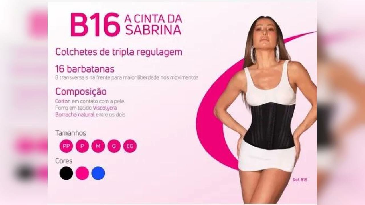 Review: Cinta Sabrina Sato 16 Barbatanas Lançamento Esbelt B16