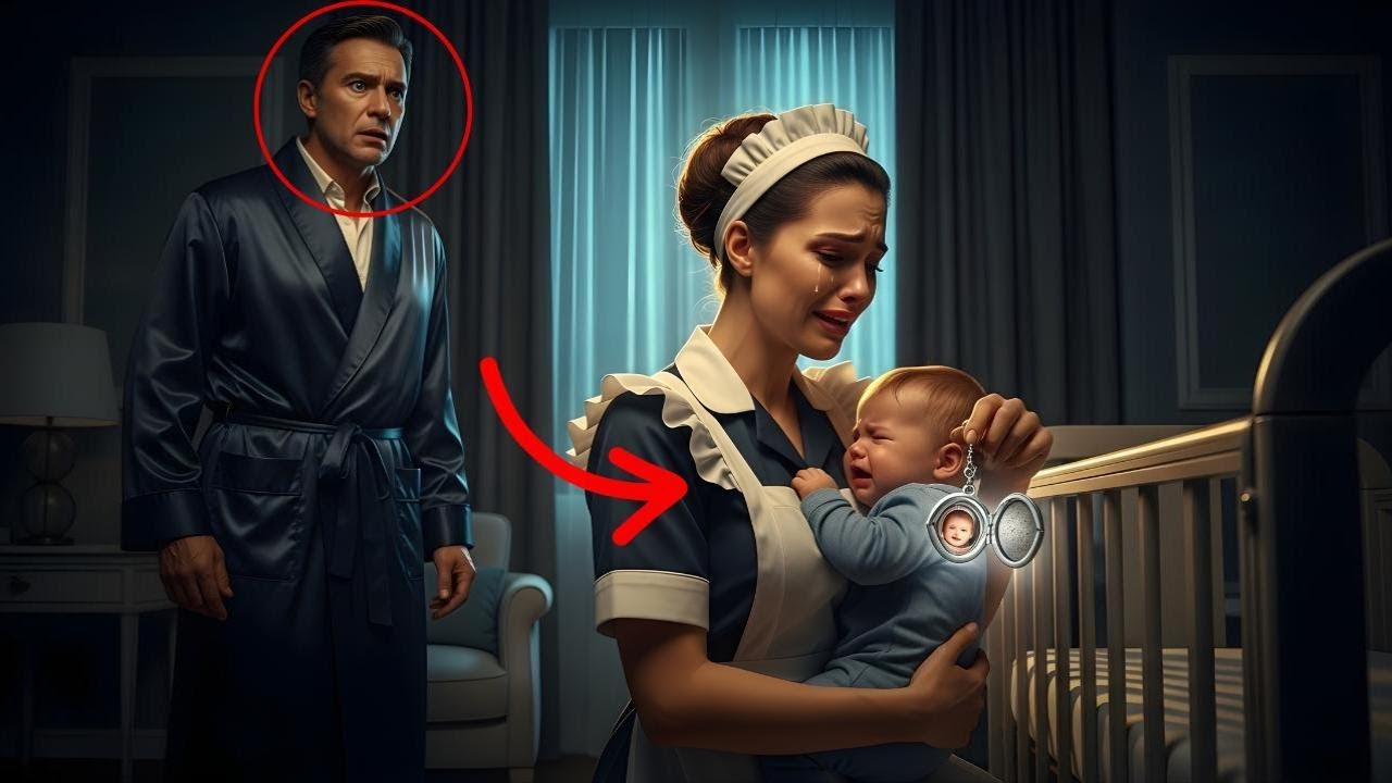 The Millionaire Heard His Baby Cry at Midnight… and Found the Cleaner Hiding a Secret
