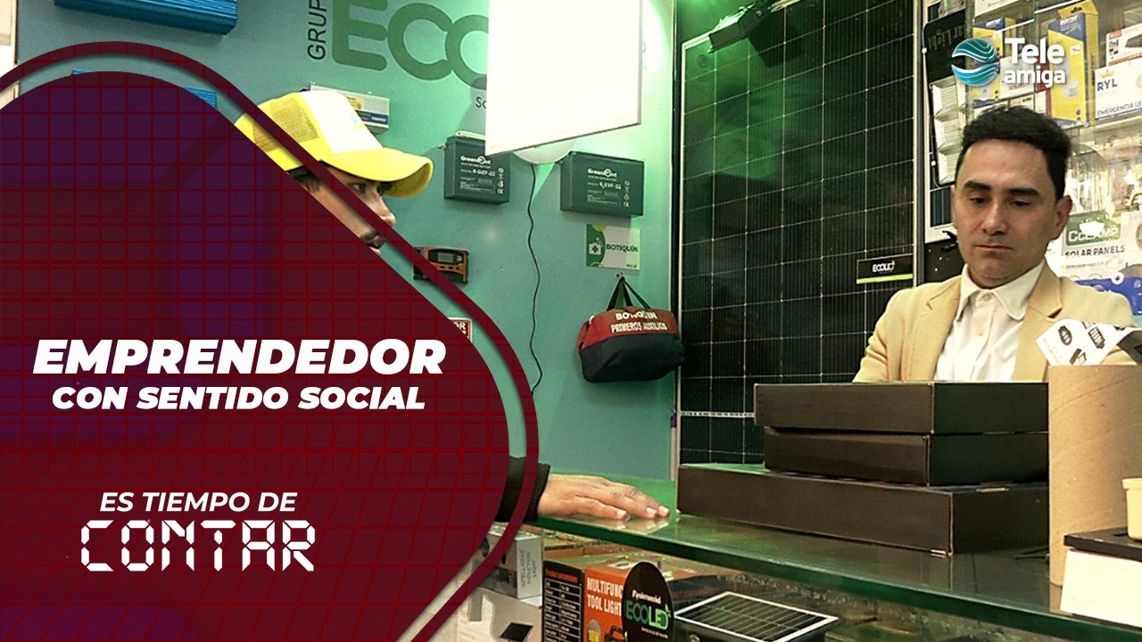 Un emprendedor con sentido social en Es Tiempo de Contar #teleamiga
