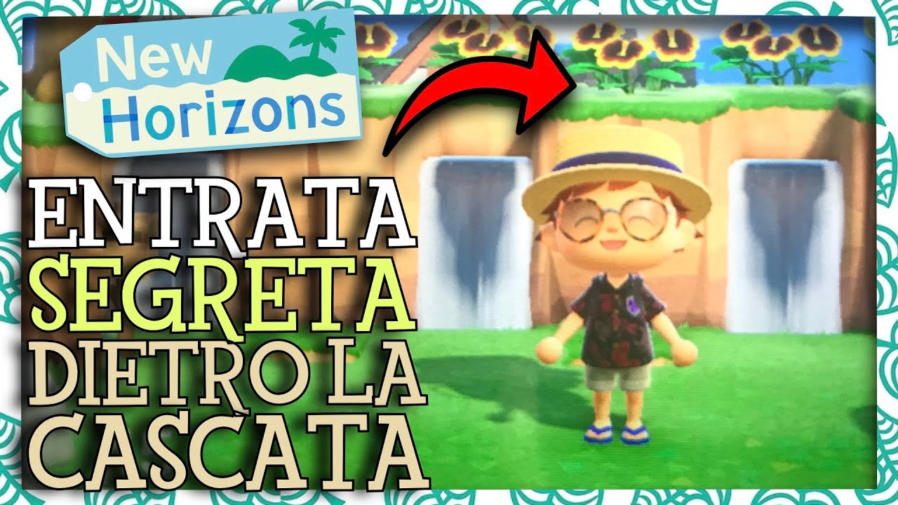 ENTRATA SEGRETA DIETRO LA CASCATA E AREA SEGRETA ! | ANIMAL CROSSING NEW HORIZONS ITA