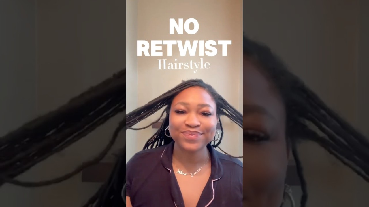 No Retwist Hairstyle For Locs #locstyles #dreads #dreadlocks #locsjourney #locs #locmethod