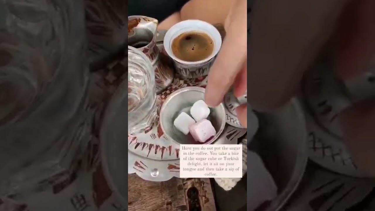 How to drink Bosnian coffee