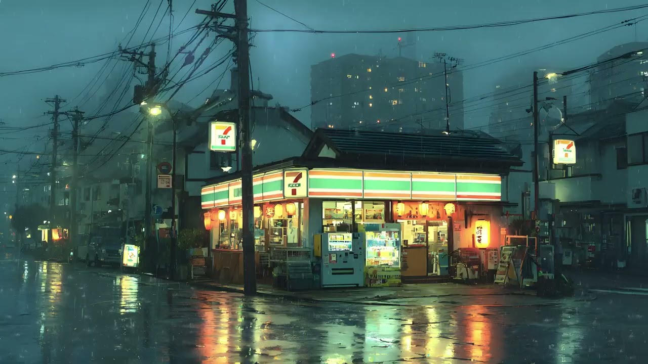 Tokyo After Midnight 🌙 Cozy Lofi Rainy Cold Night In Tokyo