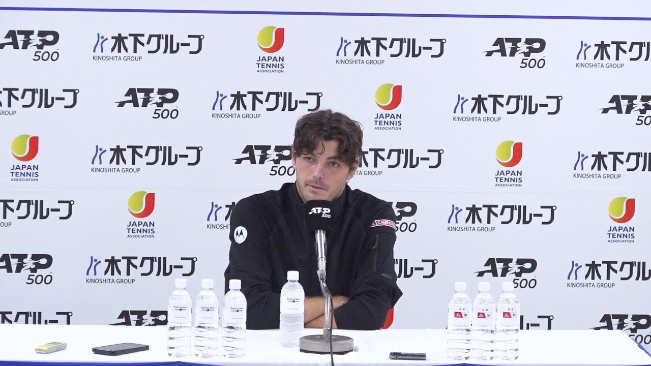 テイラー・フリッツ【会見速報・テニス】アルカラスに及ばず準優勝　ツアーの「出場必須」大会ばかりの日程にも言及【木下グループ・ジャパン・オープン2025】