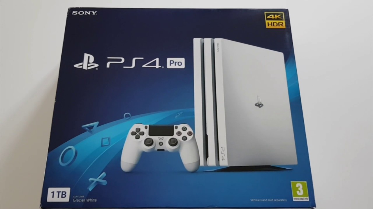 PS4 Pro CUH-7216B Glacier White vs CUH-7016B fan noise @4K Red Dead Redemption 2 online unboxing