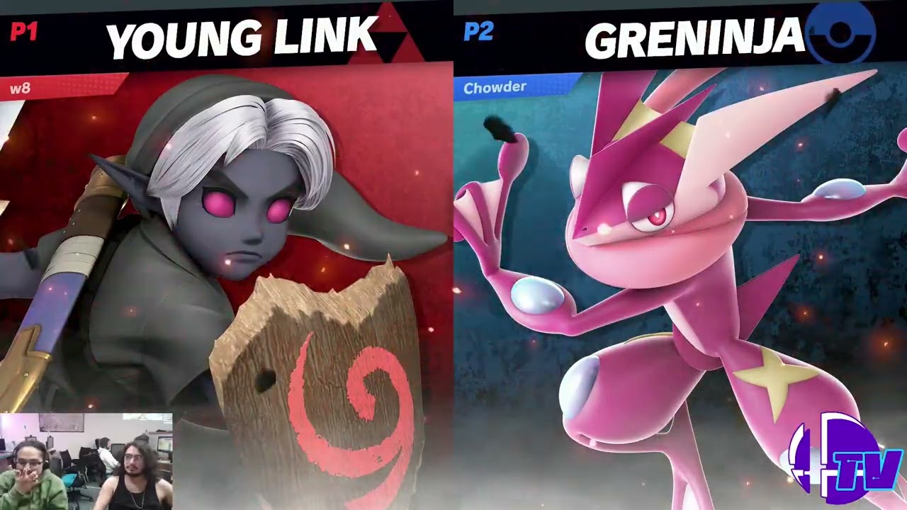 Shark Tank #88 Winners Round 3 - Kyros  (Young Link) Vs. Chowder (Greninja) - SSBU Tournament