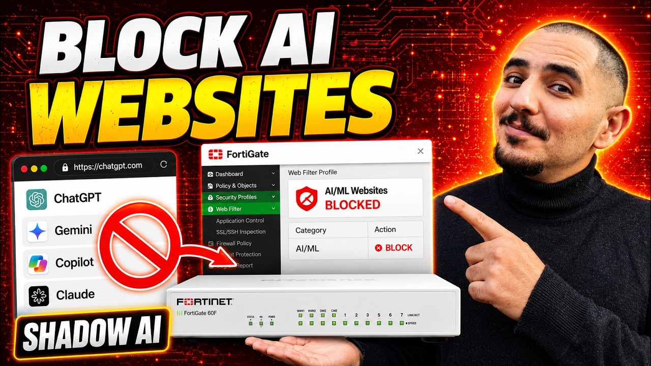 How to Block AI Websites on FortiGate with Web Filter | Shadow AI Visibility and Control