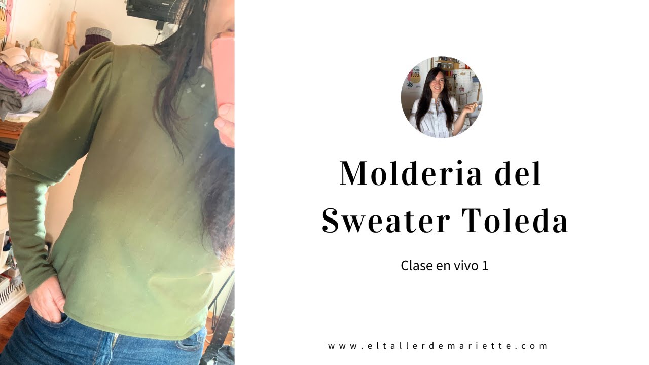 Hacemos el Molde del Sweater Toleda! #coseconmariette