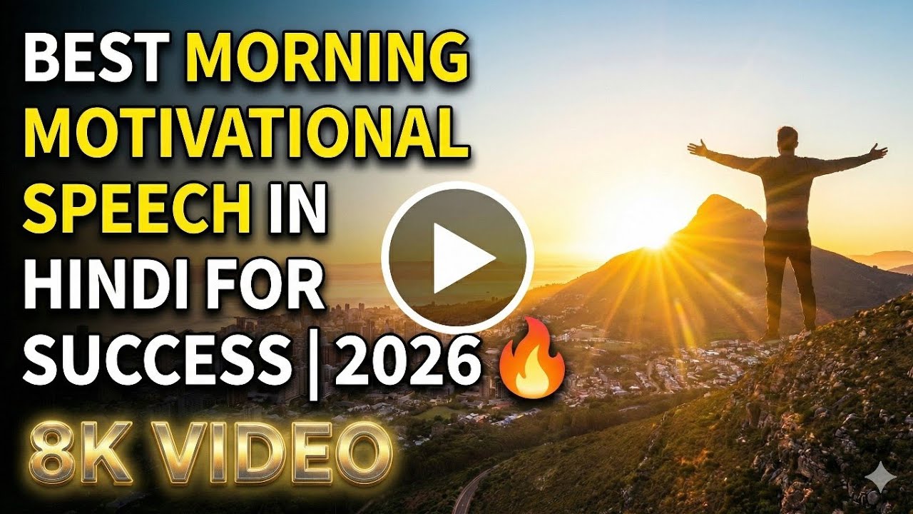 Best Morning Motivational Speech in Hindi for Success | 2026🔥 #motivation #viral  #inspiration 