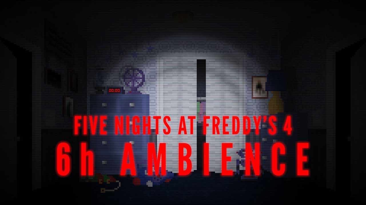 6h FNaF 4 AMBIENCE | Deep Sleep 🌙✨😴 | Pixel Art FNaF