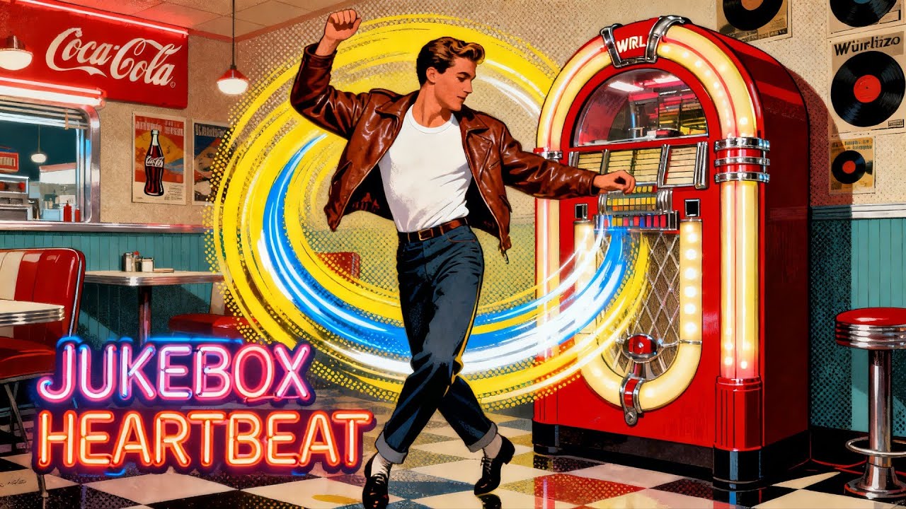 Classic 50s Rock ’n’ Roll Party! –🔥 Turn It Up! “Jukebox Heartbeat” 🎉🎸