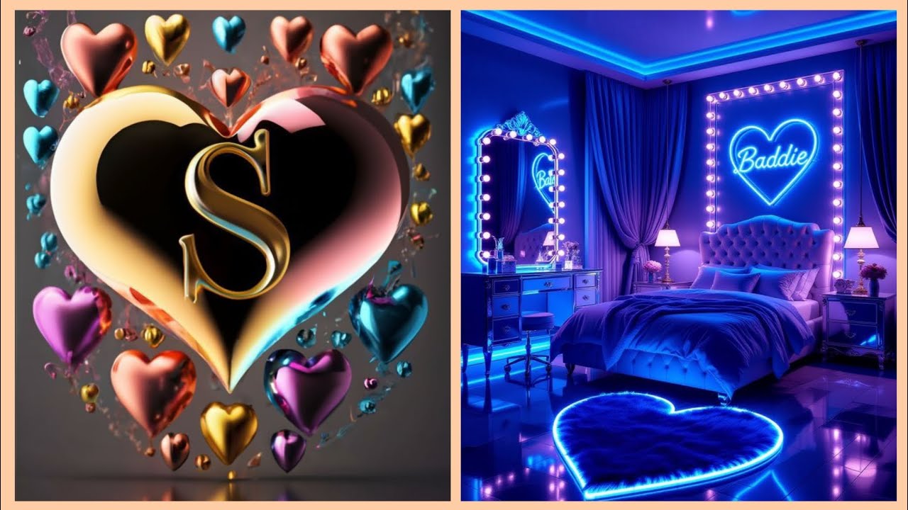 Choose your name's first letter 🎊🌈 and see your favorite Bedroom 🏩🩷🎉 #bedroom #viral #trending