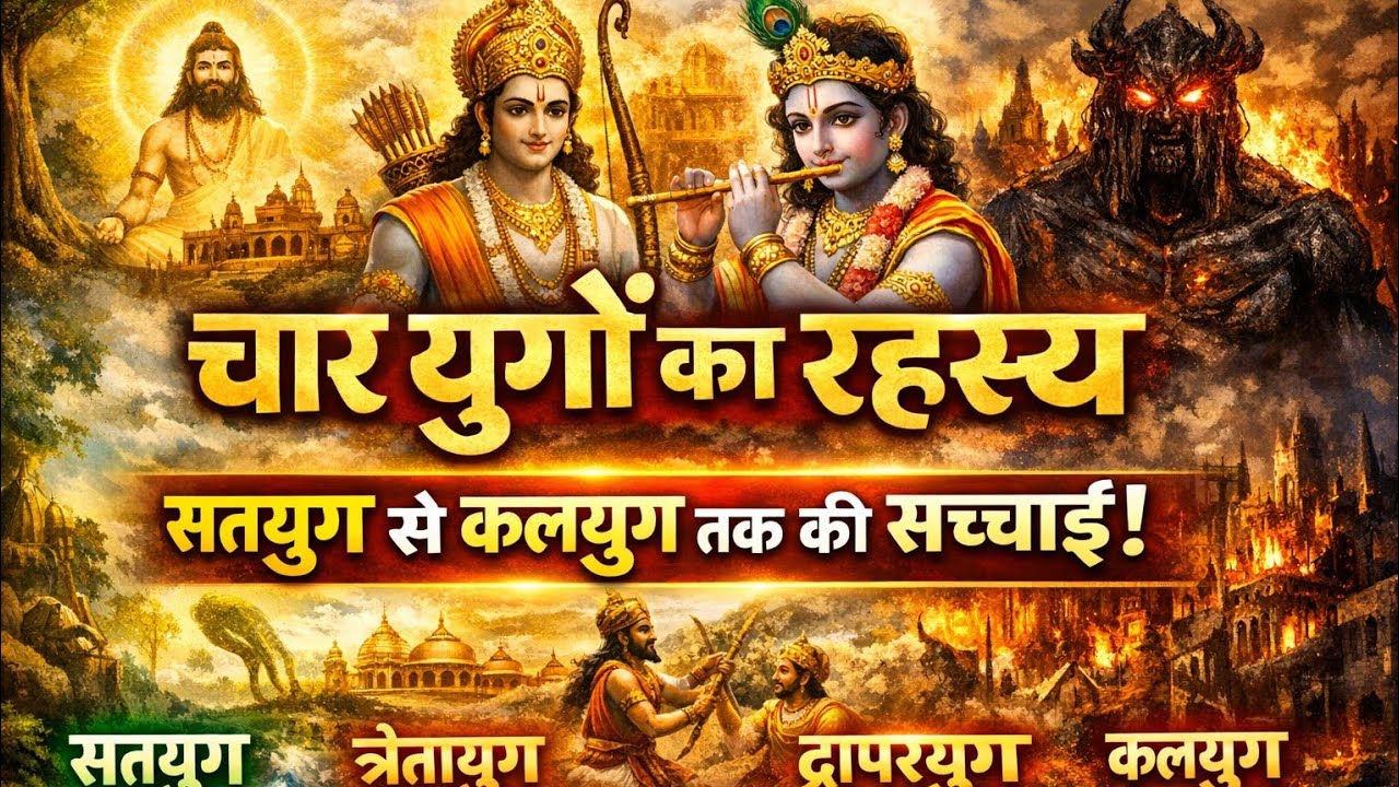 चार युगों का रहस्य | सतयुग से कलयुग तक की सच्चाई | जानिए समय का गुप्त ज्ञान