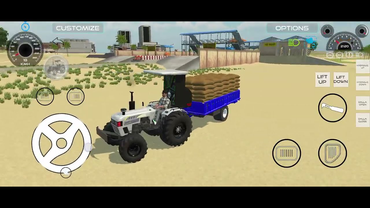 Kalu apna tractor lekar Mandi mein ja raha tha dhaan bechne ke liye ps polist   